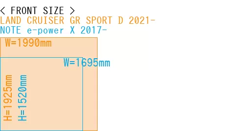 #LAND CRUISER GR SPORT D 2021- + NOTE e-power X 2017-